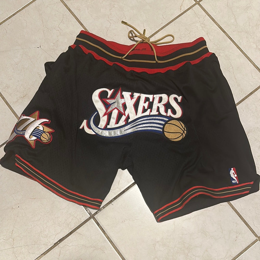 just don sixers shorts