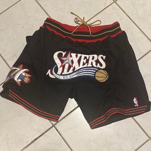 Just DON NBA  "SIXERS" shorts