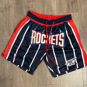 Just DON NBA  "Houston Rockets" shorts